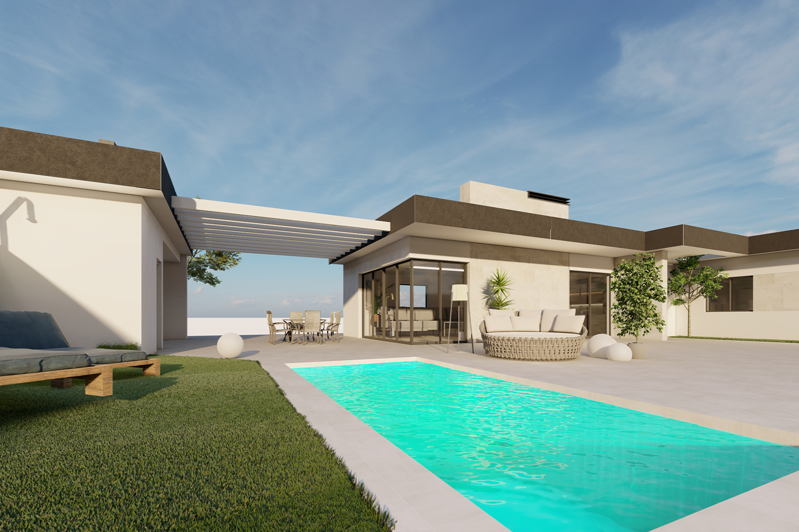 Single family house project in Murcia